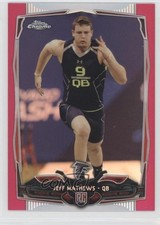 2014 Topps Chrome BCA Pink Refractor 107/399 Jeff Mathews #113 0a1