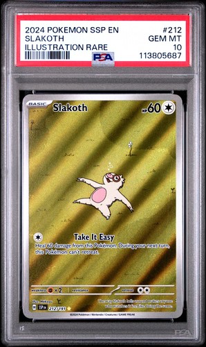 Slakoth graded PSA 10 for sale on eBay