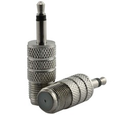 RuiLing 2-Pack 3.5mm 1/8inch Male Plug to F Type Female Jack Connector...