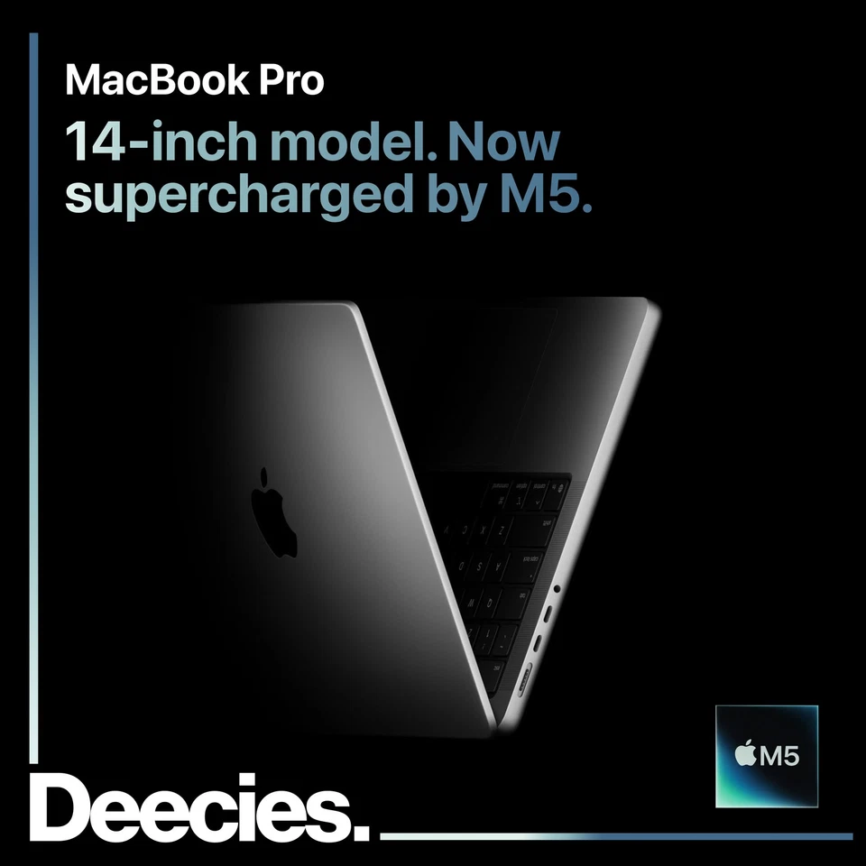 14" MacBook Pro Apple M5 10-Core CPU 10-Core GPU 24GB Ram 512GB SSD Silber