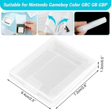 5-50PCS Clear Cartridge Protective Case Dust For Nintendo Game Boy Color GBC