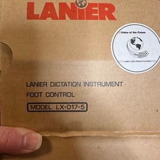 Lanier Dictation Instrument Foot Control Model LX 017-5