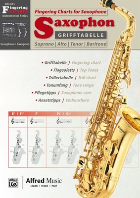 Grifftabelle Saxophon Fingering Charts Saxophone | Klaus Dapper | Broschüre