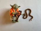 Yoda 1980 Vintage Kenner Star Wars Action Figure HK w/ Accessories + Extra Snake