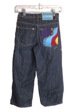 Coogi Denim Baggy Boys Jeans Sz 7 Embroidered Colorful pocket Oliver Tree