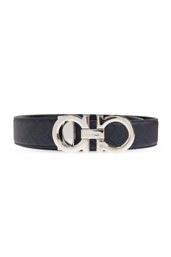 FERRAGAMO Nero Belt Box Set Of Two Belts New & Authentic