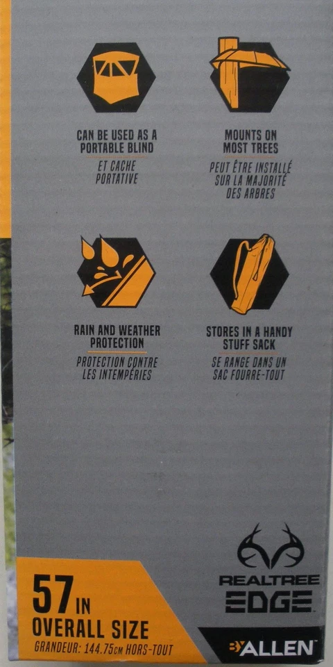 Allen 5309 Vanish Tree Stand Umbrella Realtree Edge Camo - Image 2 of 4