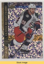 2020-21 Upper Deck Speckled Rainbow Foil Oliver Bjorkstrand #52 READ 7l6
