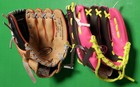 Lot Of 2 Rawlings Youth 10 Inch Baseball Gloves — photo 1