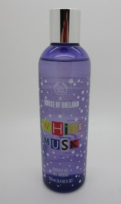The Body Shop House of Holland WHITE MUSK Shower Gel 8.4 oz