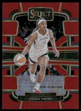 2024 Panini Select WNBA #38 Jackie Young Red Prizms #/149