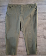 Old Navy Women's High-Rise Pixie Ankle Pants Army Green Size 28 NWOT