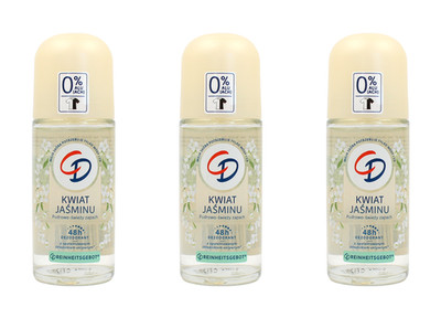 CD Jasminblüte Kwiat Jasminu Deodorant Deo Roll-On , 3x50ml EAN4045612011170