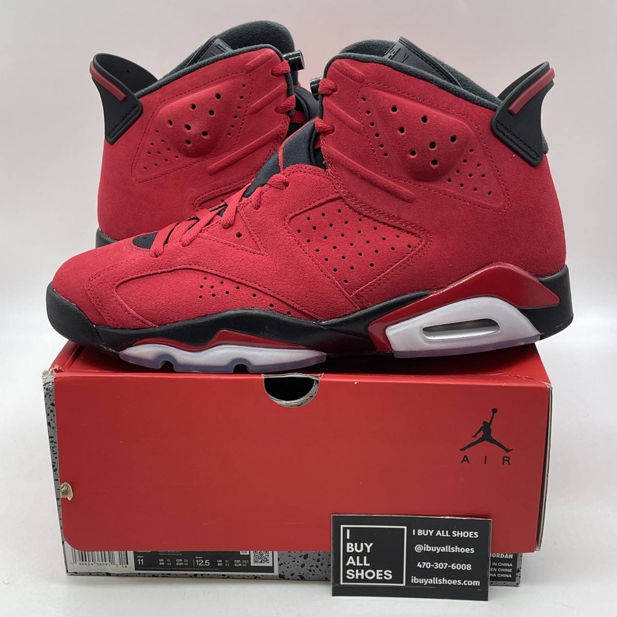 シューズ(男性用) Nike Air Jordan 6 Retro Toro Bravo Nike Air Jordan 6 Retro Toro Bravo Varsity Red Black Raging