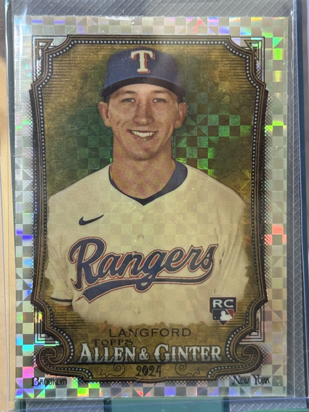 2024 Allen & Ginter Wyatt Langford #278 Chrome X-Fractors