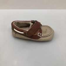 Ralph Lauren Shoes Infant Size 2.5 Tan Brown Toddler Sander EZ Boat Moc EU 17