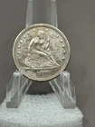 1860- O Liberty Seated Quarter EF + Details