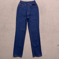 Vintage Levi's Jeans 10 Blue 18505 0214 USA 1980's High Rise Straight 22x30.5