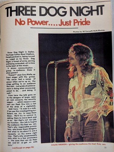 Hit Parader Magazine April 1972 Carole King, Grand Funk, Lennon, The Who, Bread - Picture 13 of 19