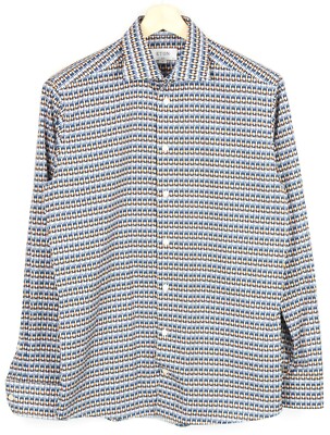 ETON Slim Knopfleiste Herren MEDIUM MitKragen Schaltfläche