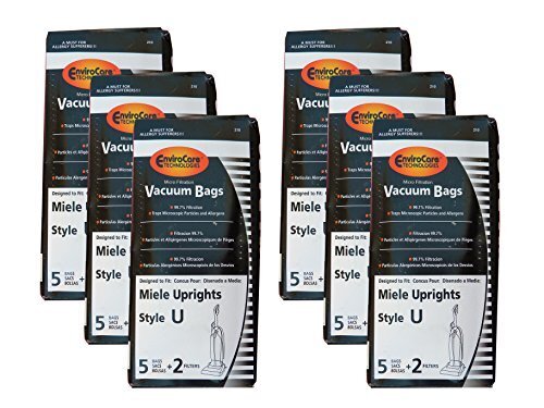 30 Miele Upright Style U Vacuum Bags + filters with Hygienic Self-closing Seal a - Picture 1 of 1