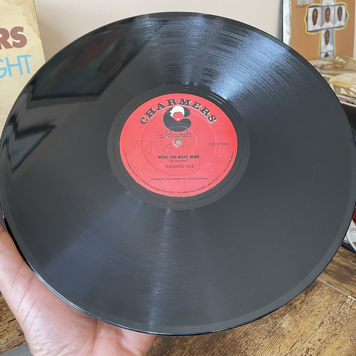 英12” Richard Ace Supernatural / Wish You Were Mine CH010 CHARMERS RECORDS /00250 RICHARD ACE Supernatural Thing CHARMERS Soul Cover Killer