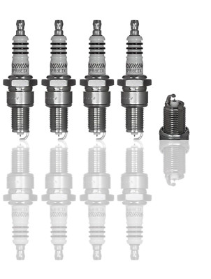 4x NGK ZÜNDKERZEN LASER IRIDIUM 6637 BPR6EIX FÜR AUDI BMW CITROËN CHEVROLET