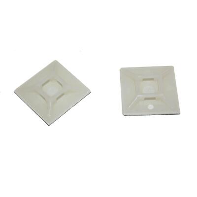 100 Douilles Adhésives 16x16mm Pour Câble Jusqu'à 5mm - Blanc Naturel - Lumonic