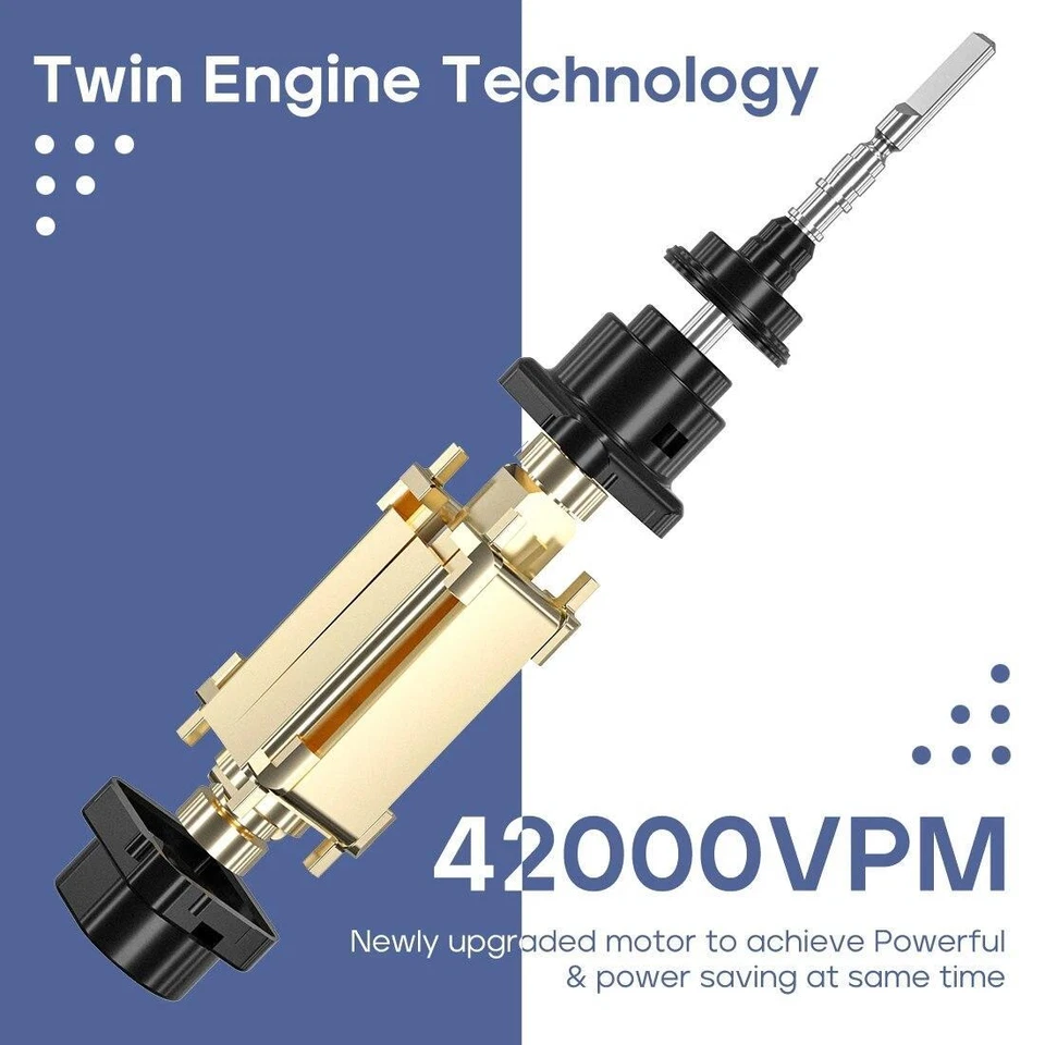 Seago Sonic Electric Toothbrush Two-engines Magnetic Core Oral Care Smart Adult - Image 3 of 4