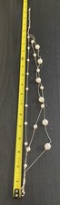 Faux Pearl Necklace Various Size Faux Pearl Jewelry Necklace Bib