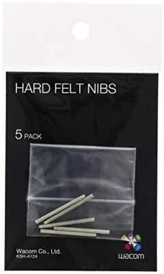 Wacom ACK-20003 Hard Felt Nib - For Wacom Digital Pen - 5 / Pack JAPAN IMPORT