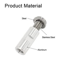 Airway Buffing Wheel 11 Thread Arbor Ext Adapter Ext Shaft 2-1/4" Buff Ext 5/8"