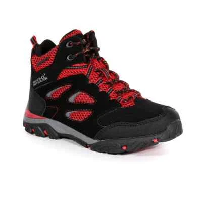 Regatta Kids Holcombe Mid Junior Waterproof Hiking Boots Boys Girls Child RRP70 - Image 1 of 4