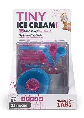 SmartLab Toys TINY Ice Cream with 15 Enormously Tasty Treats. Big Science. Ti...