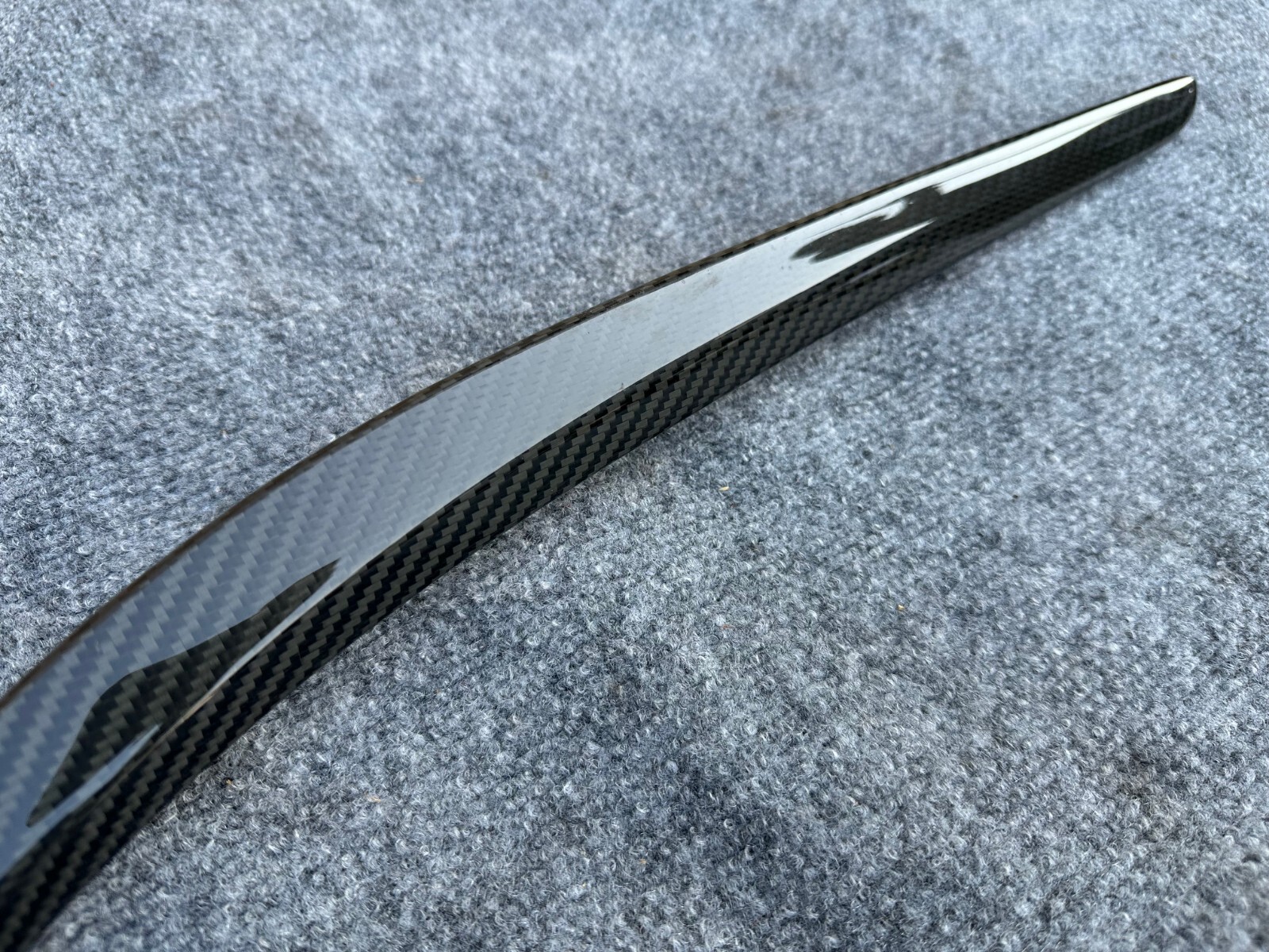REAR RIGHT DOOR PANEL CARBON FIBER TRIM OEM 08-19 MASERATI GRANTURISMO M145