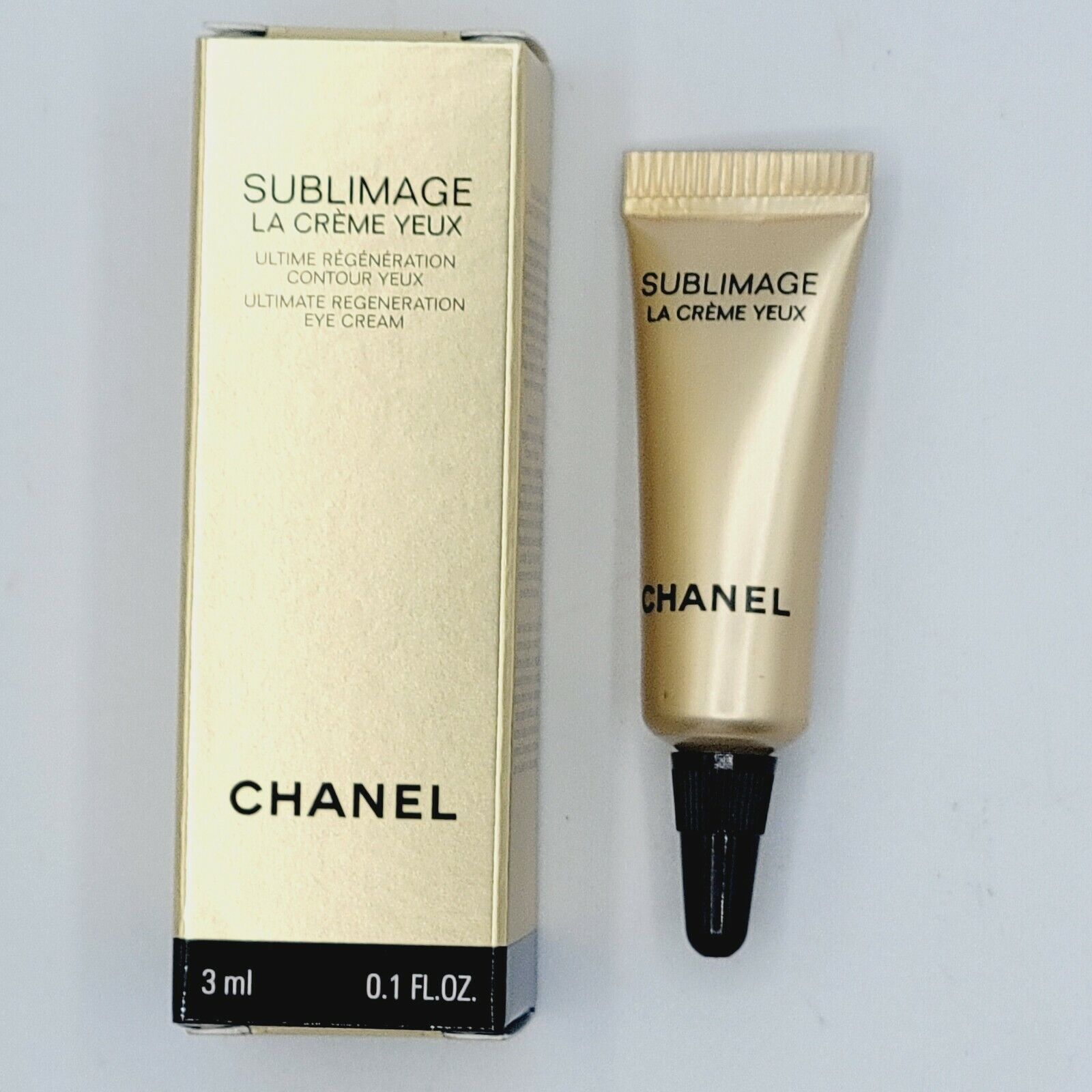 Chanel Sublimage La Creme Yeux Ultimate Regenerating Eye Cream 3ml 0.1oz  Sealed