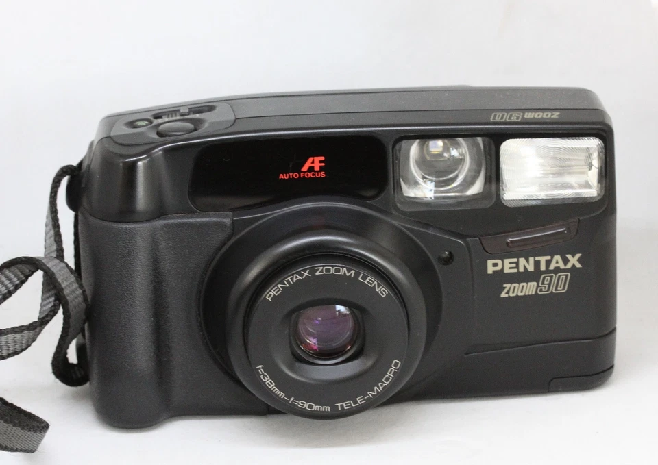 Pentax Zoom 90 Analog Kompaktkamera mit originaler Tasche - Bild 4 von 4