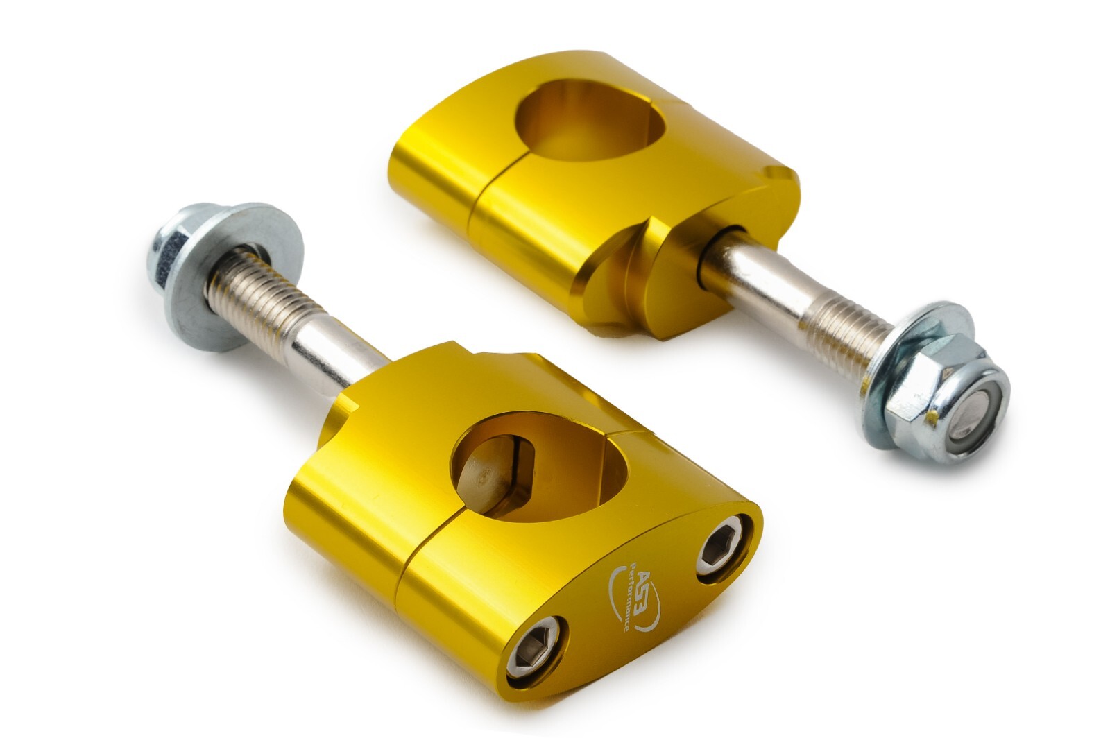 AS3 HANDLEBAR CLAMPS for SUZUKI RM RMZ 125 250 450 28.6MM FAT BAR 12MM BOLTS