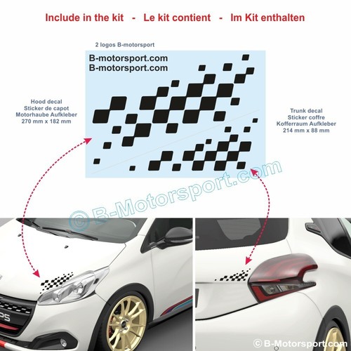 Autocollant Décoratif Pour Peugeot 308SW, 4008, 407, 607, RCZ – Sticker Badge Emblème Voiture – Adhésif Haute Qualité, Facile à Poser Et à Retirer – Personnalisation Extérieure