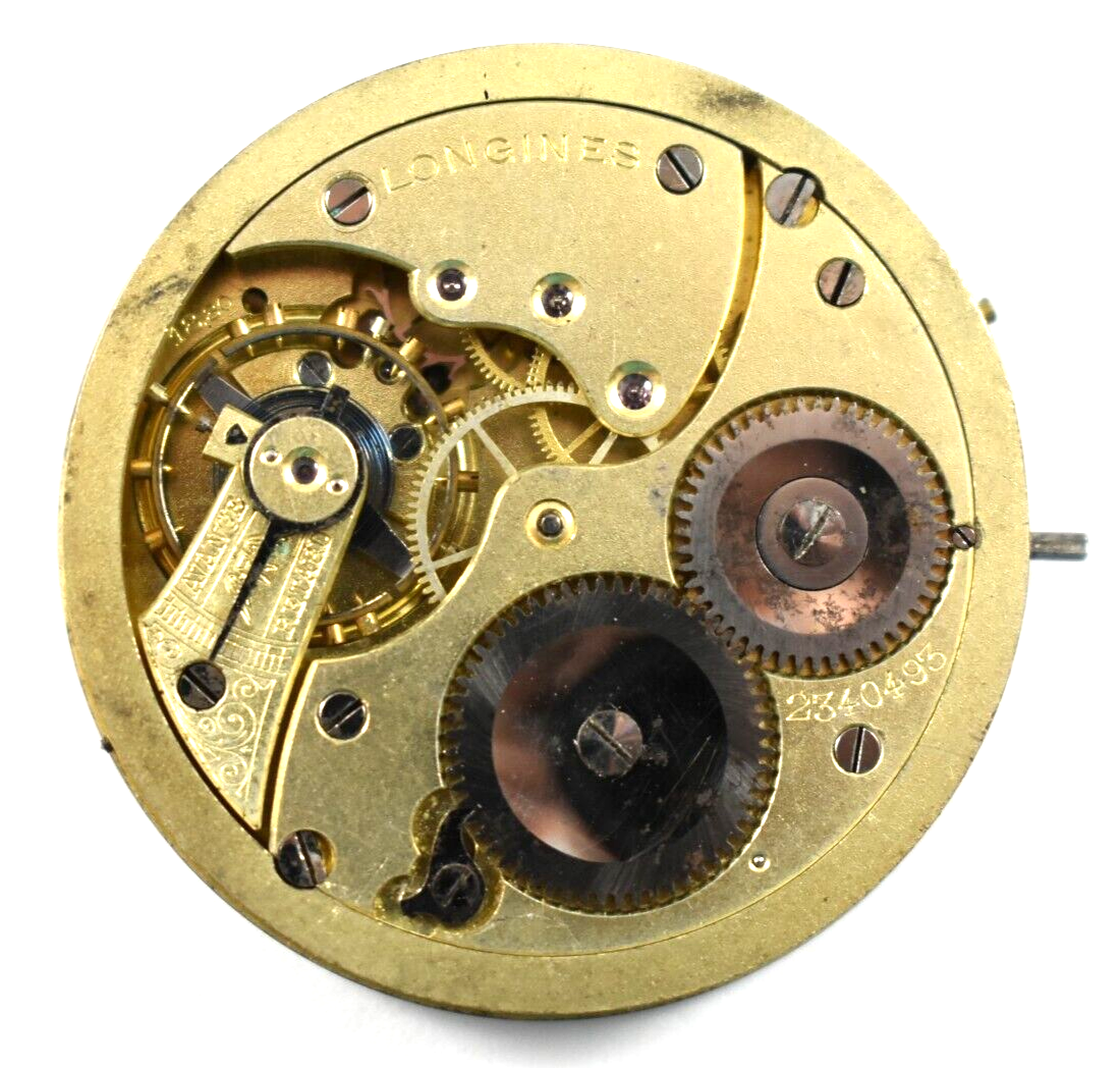 Vintage Longines 18.80 42.86mm Hunting Pocket Watch Movement lot