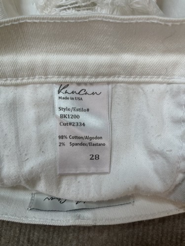 KanCan Shorts 20 31W High Waisted Distressed Gypsy Boho Denim Cut Off Festival - Bild 6 von 11