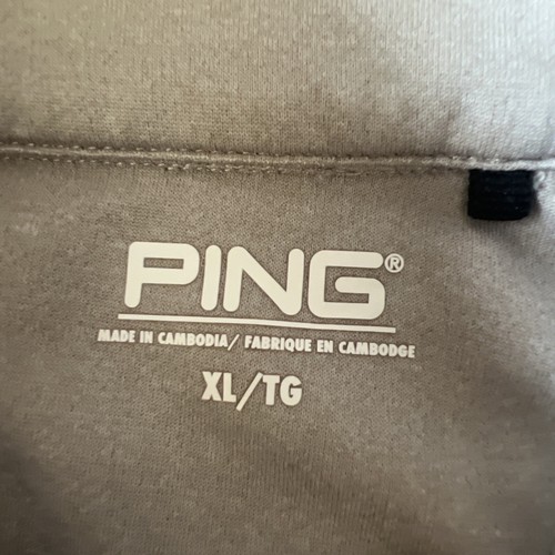 PING Golf 1/4 Zip Performance Pullover Men’s XL Blue Warm Up Lightweight Jacket - Picture 6 of 9