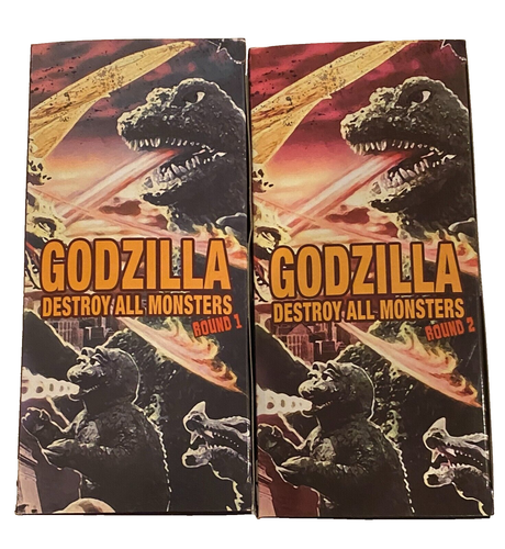 JUEGO DE 3 JUEGOS DE CAJA GODZILLA DESTRUY MONSTRUOS RONDA 1 -2 Y HEDORAH 5 PUNTOS MEZCO - Imagen 5 de 11