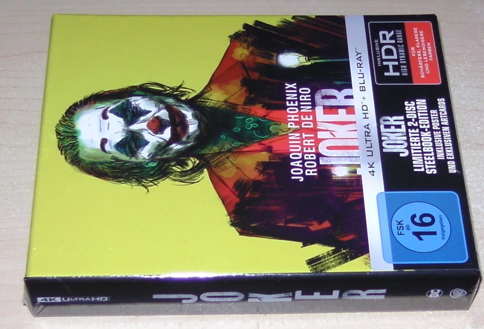JOKER LIMITIERTE ULTIMATE COLLECTOR´S STEELBOOK 4K UHD BLU RAY + BLU RAY NEU OVP - Bild 4 von 4