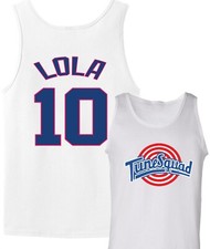 LOLA BUNNY Space Jam Tunesquad Tune Squad jersey Halloween Costume TANK-TOP