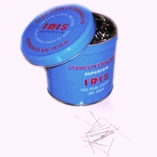 Iris 1-1/4" Super Fine Tailoring Dressmaker Straight Pins - 5,000 Pcs.