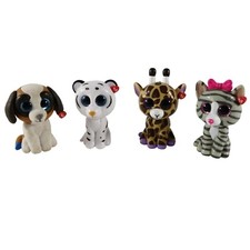 Collectible TY Beanie Boos Mini Boos Mixed Lot of 4 Resin Figures