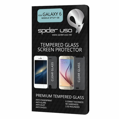 Spider USA Premium Tempered Glass Screen Protector for Galaxy 5 & 6 US SELLER - Picture 4 of 4