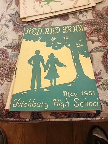 1949-1953 (8)Fitchburg High School MA Red & Gray Quarterly Publication Book Mags - Picture 10 of 21