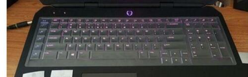 Keyboard Skin Protector For Dell Alienware 17 R2/ R3/ R4/R5 (Multimedia button) - Picture 3 of 4